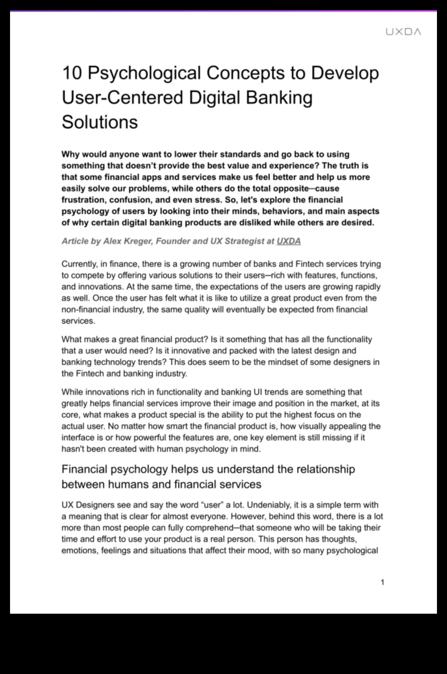 Dizains digitālajām finansēm: uz lietotāju orientētu Fintech psiholoģija