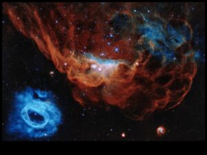 NASA debesu gobelēns: Kosmiskā atklājuma auduma aušana